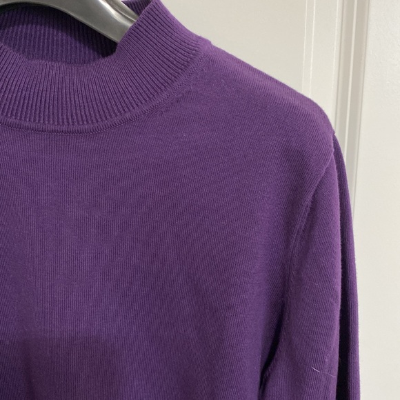 Vintage Northern Reflections Purple Cotton Sweater - Picture 4 of 10